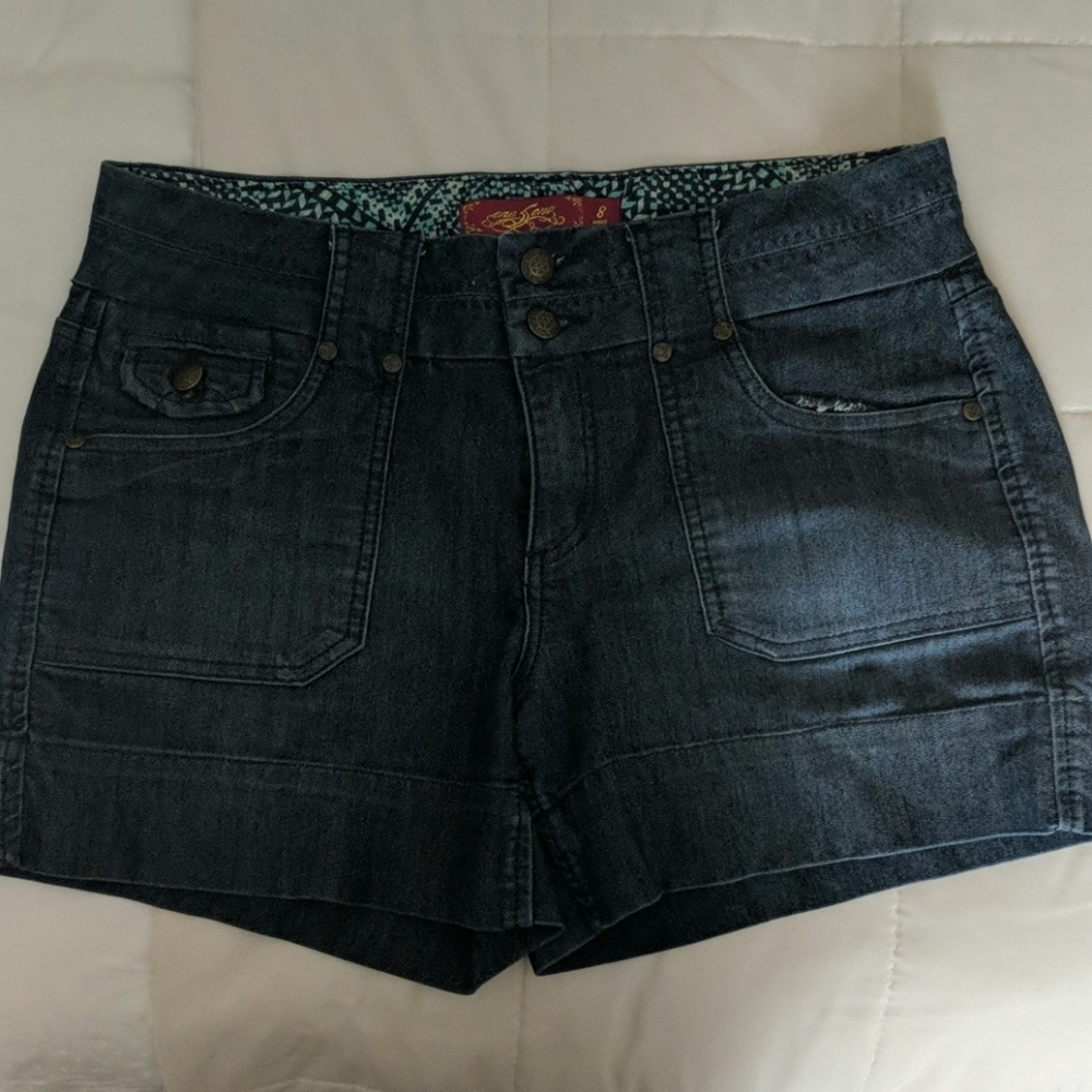 one 5 one jean shorts